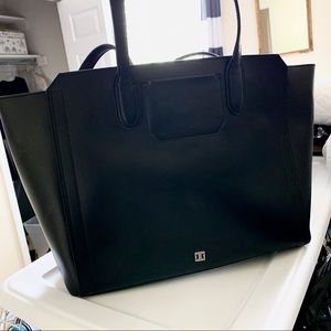Ivanka Trump leather carry all laptop bag